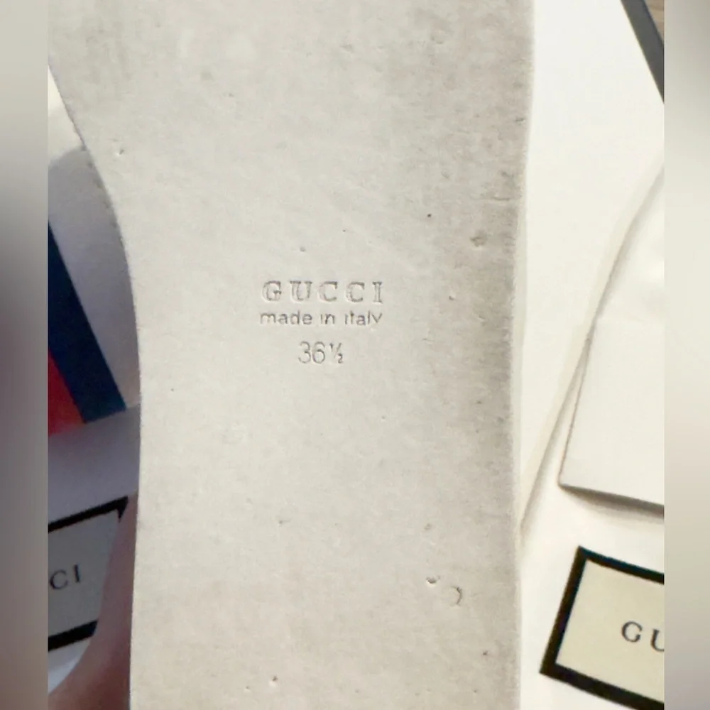 GUCCI Quentin Peggy Platform Sneakers 6.5/ 36.5